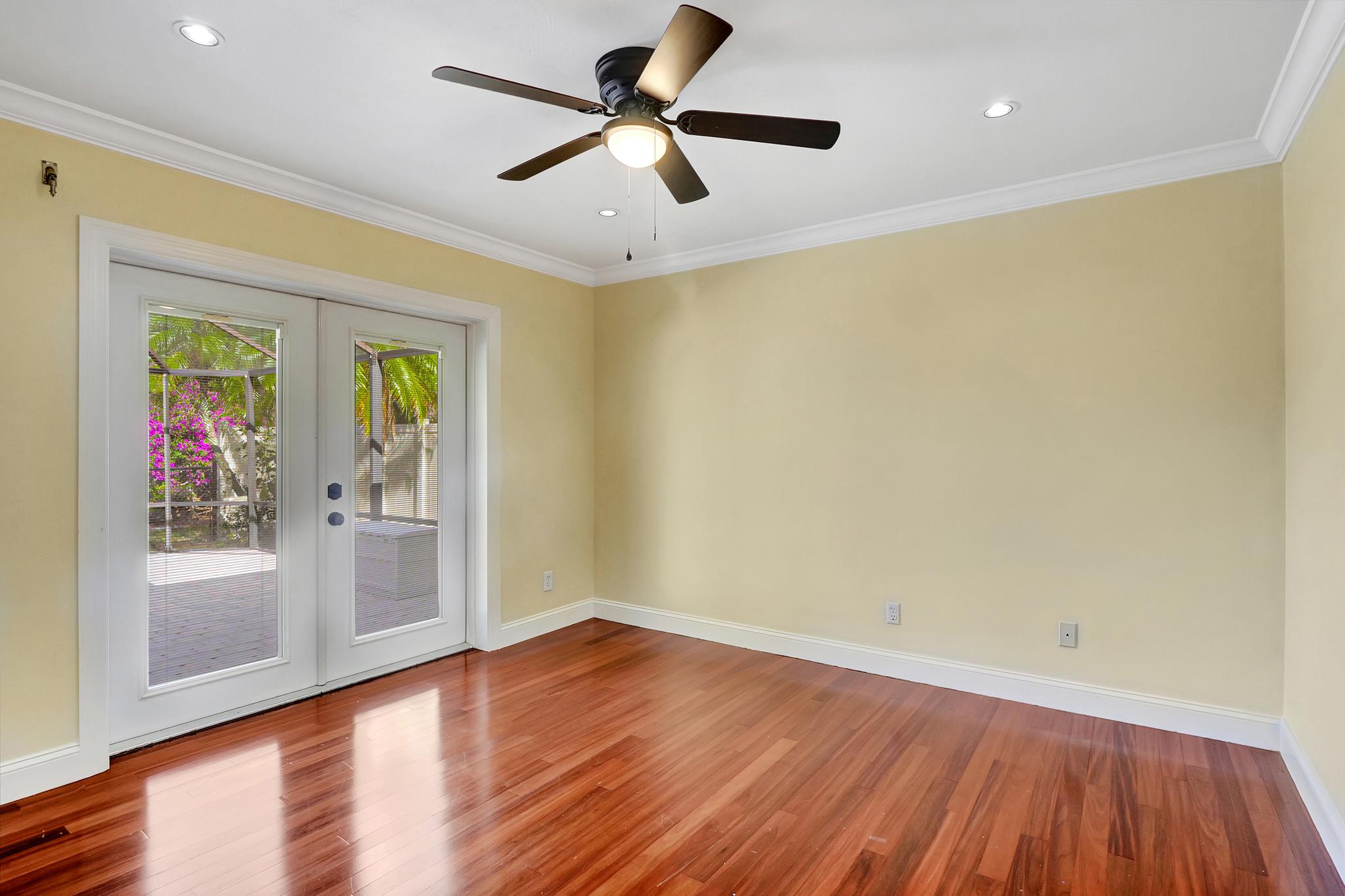 The Third Bedroom Is in the Back of the Home